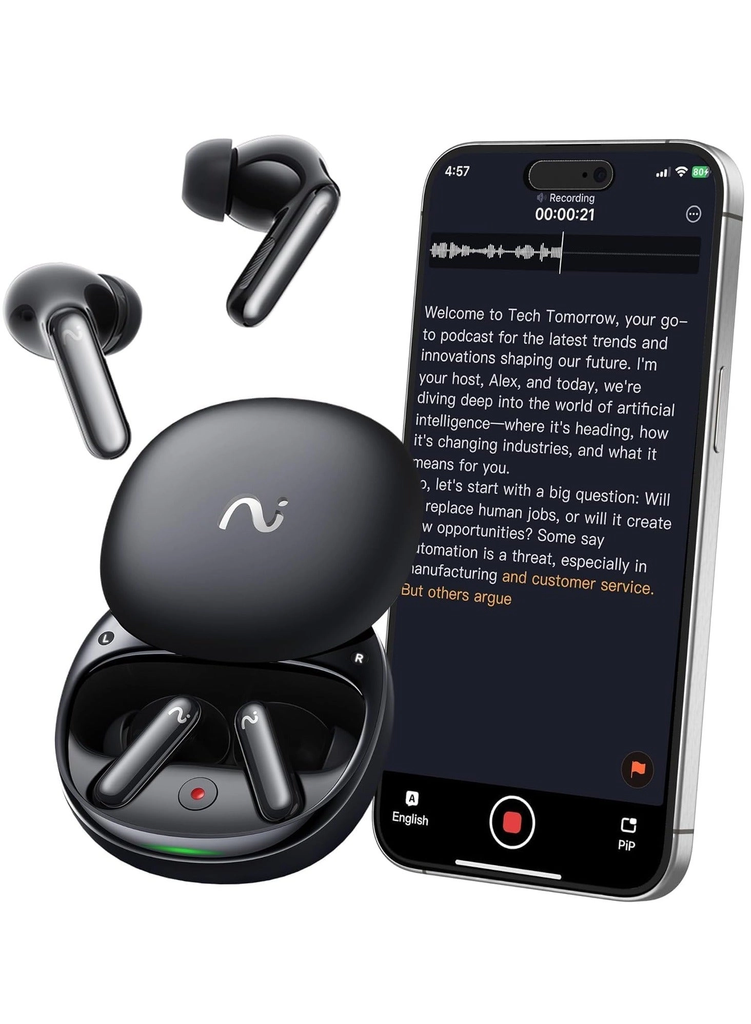 Viaim RecDot AI Wireless Earbud