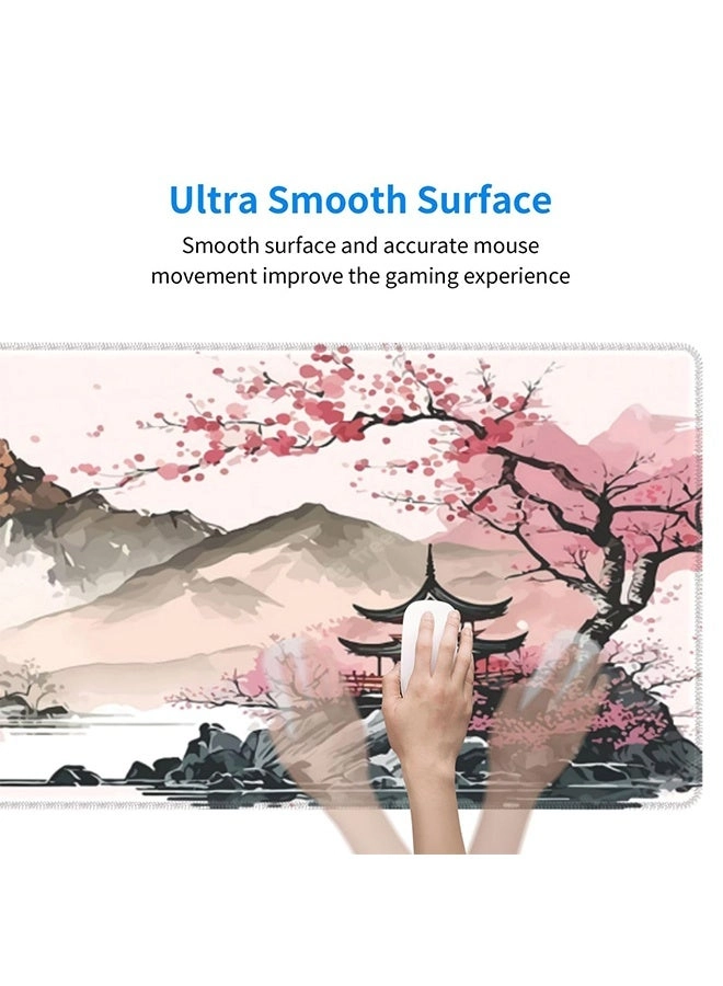 Large Natural rubber Gaming Mouse Pad - 80x30 cm