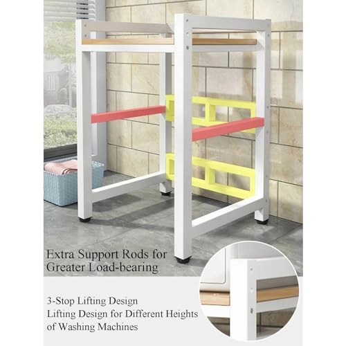 Multifunction Wash Machine Stand Base - Height Adjustable 400KG Load Capacity Strong Steel Construction