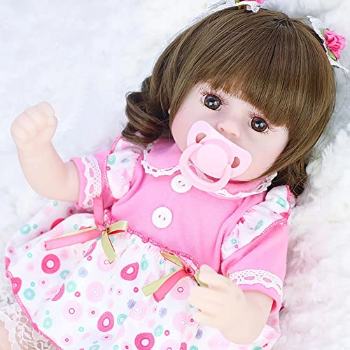 Reborn Baby Doll - 16.5 Inch Vinyl Toddler Girl