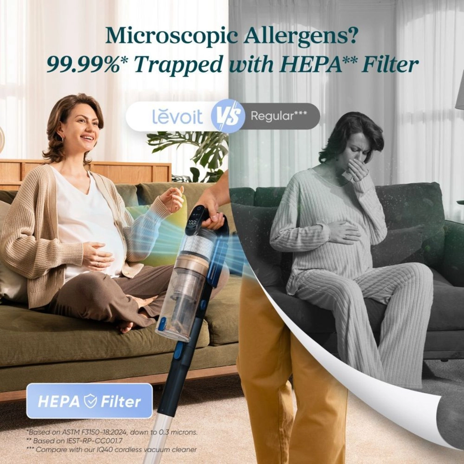 LVAC-300 - Stick Vacuum Cleaner 60 Min