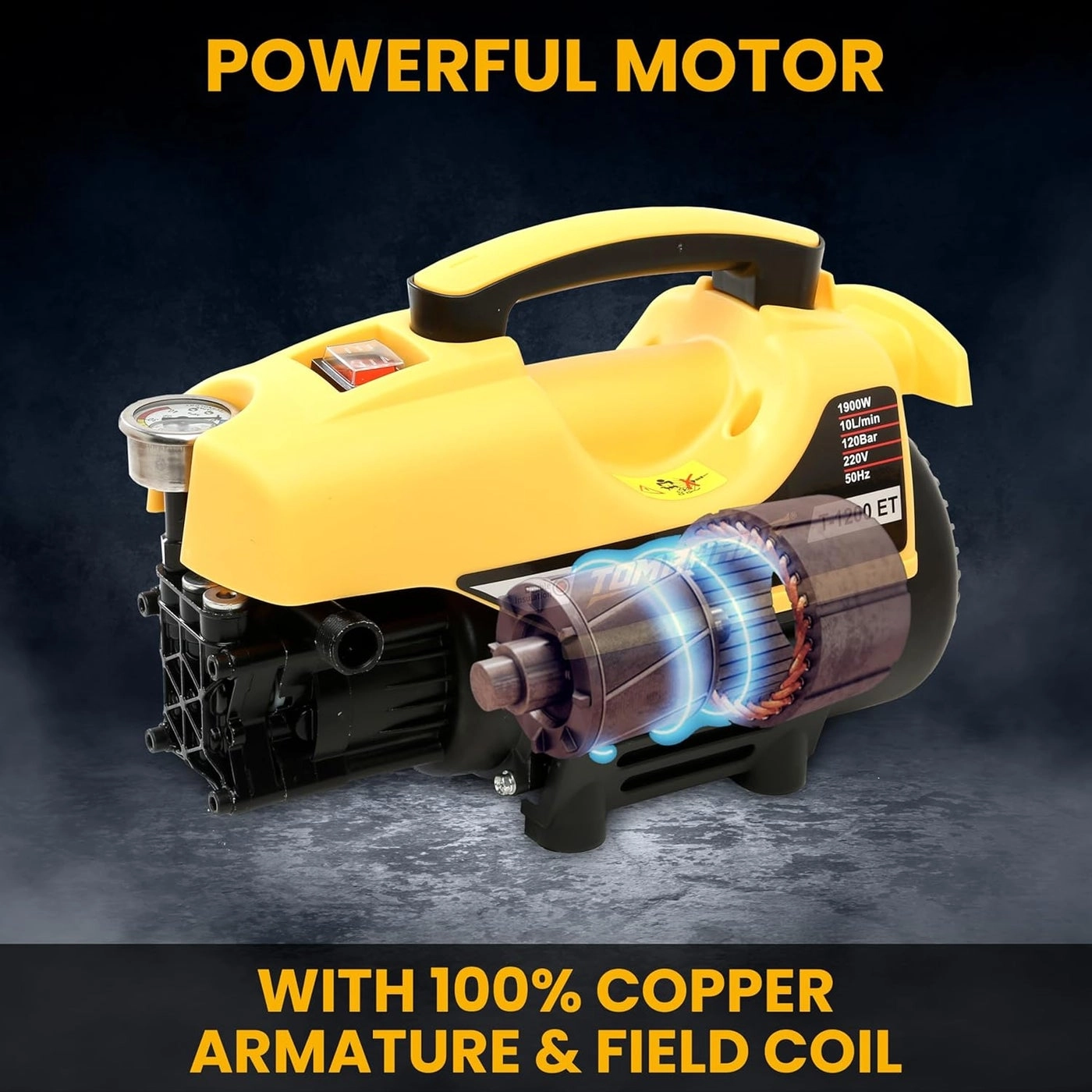 T1200 - 1900W 120 Bar 10Lmin