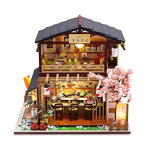 DIY Miniature Dollhouse Kit - Tiny House 1:24