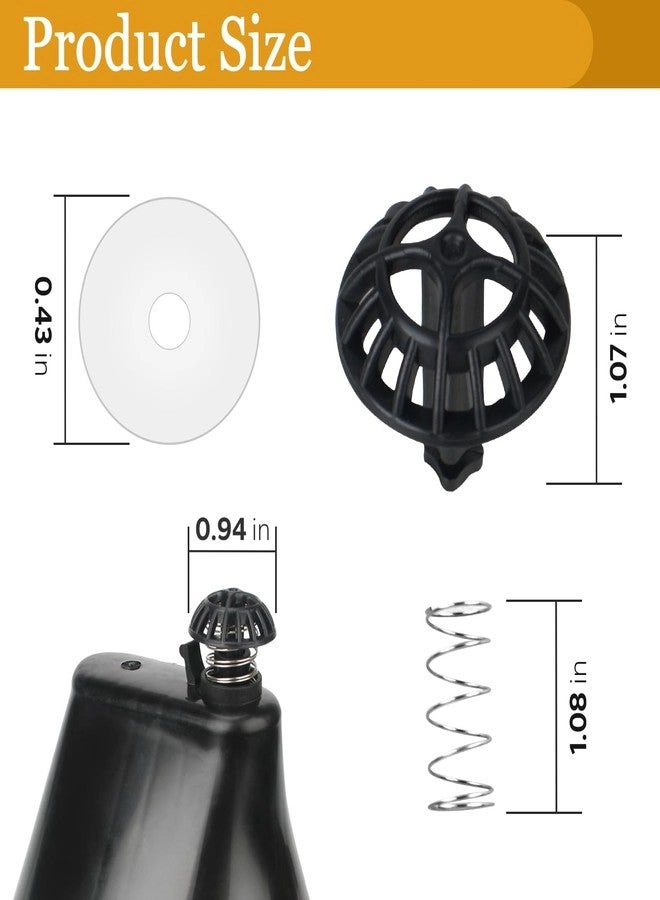 Brew Basket Bottom Spring Loaded Stopper - 2 Pack Fits DCC-1200