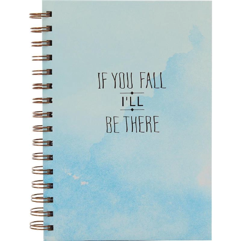 Notebook 19 X 26 cm Spiral - Grid 100 Sheets