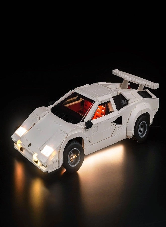 LED Lighting Compatible with Lamborghini Countach 5000 Quattrovalvole (10337) - White