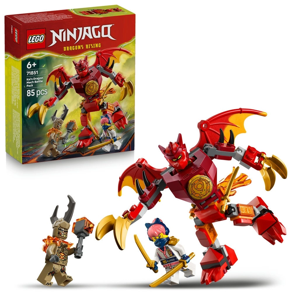 NINJAGO Kai's Dragon Mech Battle Pack (71851)