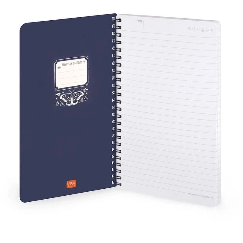 Spiral-Bound Notepad A5 Spiral - Lined 160 Pages