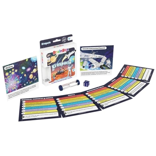 BrainBox The Space - Pocket Edition Card Game (Spanish)