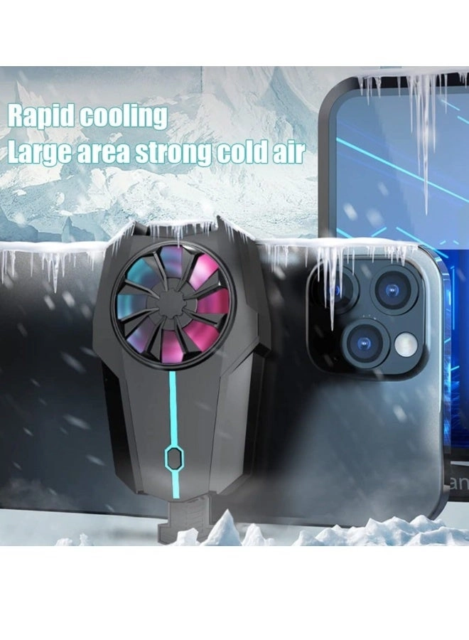 Mobile Phone Cooler Fan - LED RGB USB