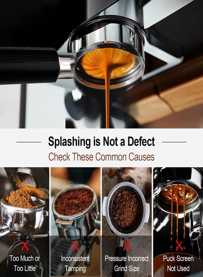 Bottomless Portafilter - 54mm 3-Ear Stainless Head + Puck Screen