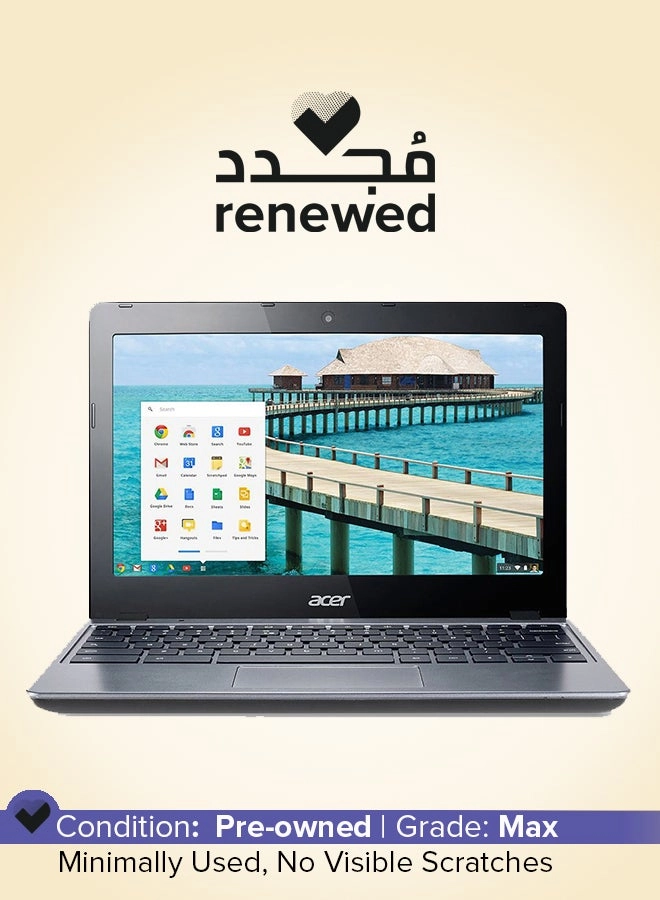 (Renewed) Chromebook C720 - 11.6'' Celeron N4020 2GB DDR3 16GB SSD