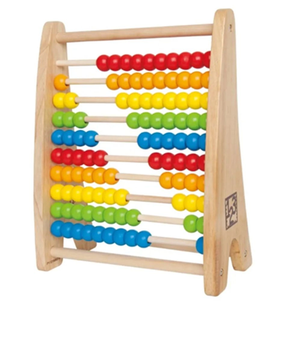 Hape Rainbow Bead Abacus - 3 +