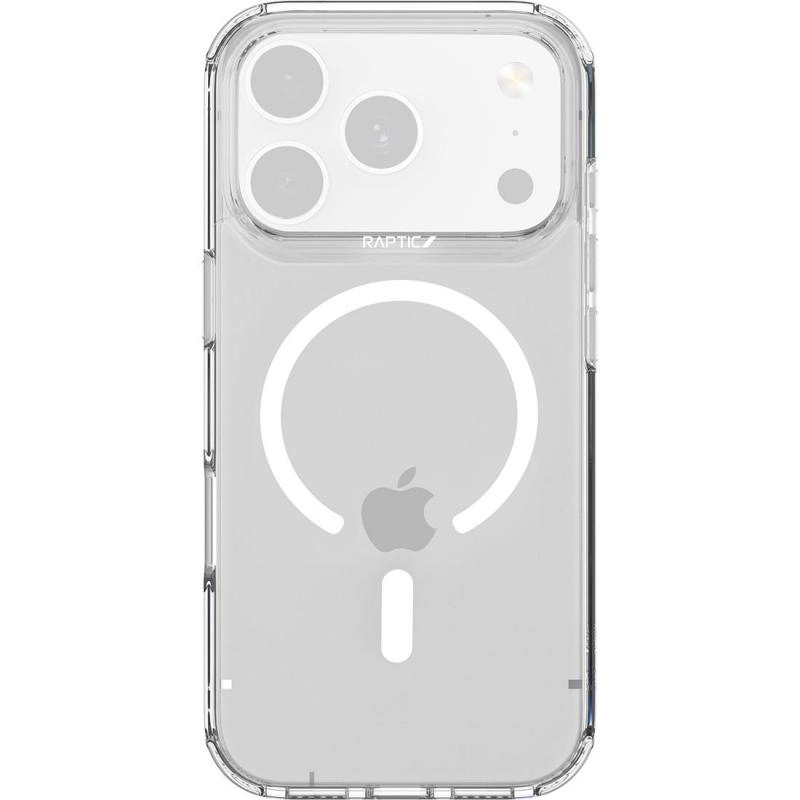 Raptic Air-Clear Back Cover Mobile Case with MagSafe for iPhone 17