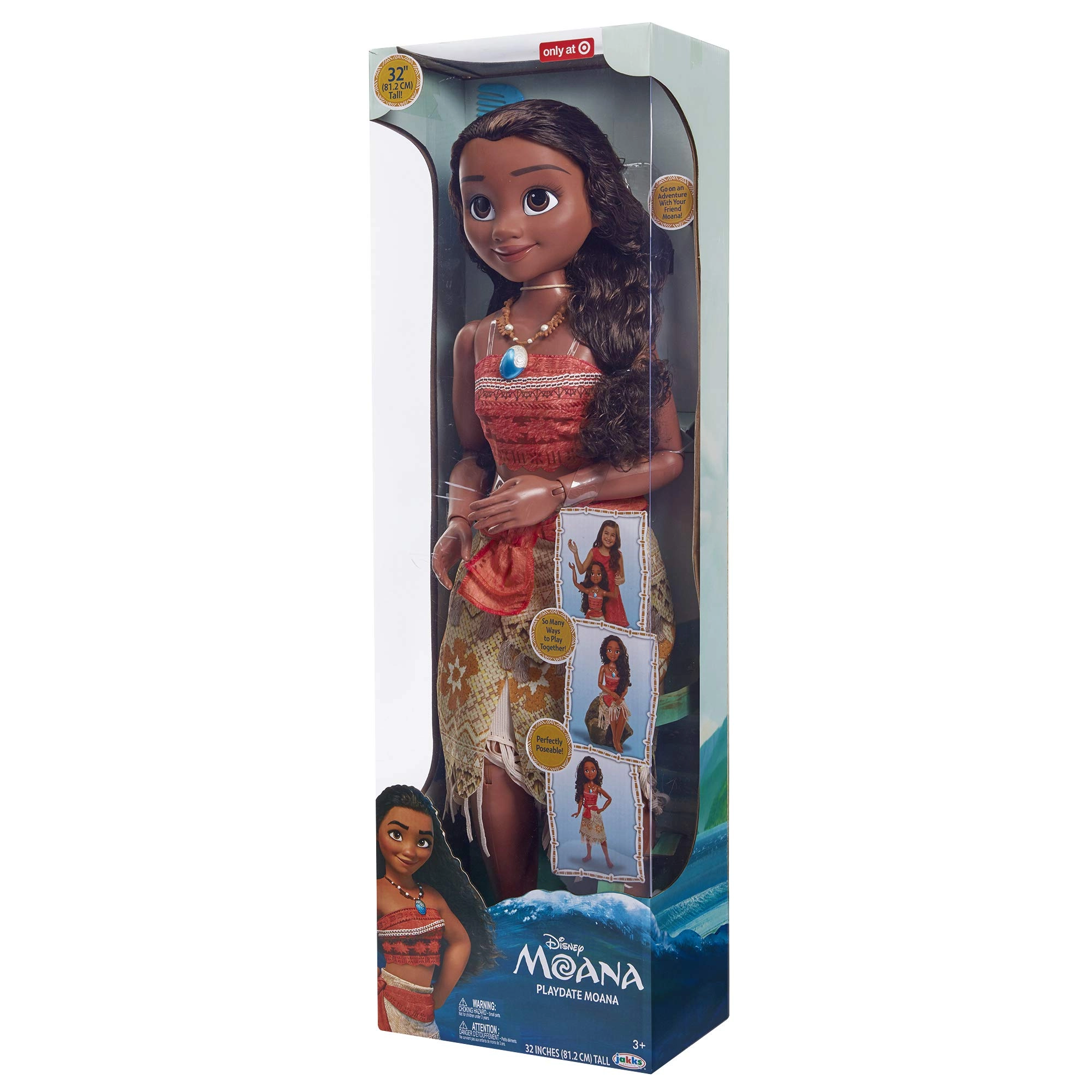 Moana Doll - 32" Poseable Ages 3+