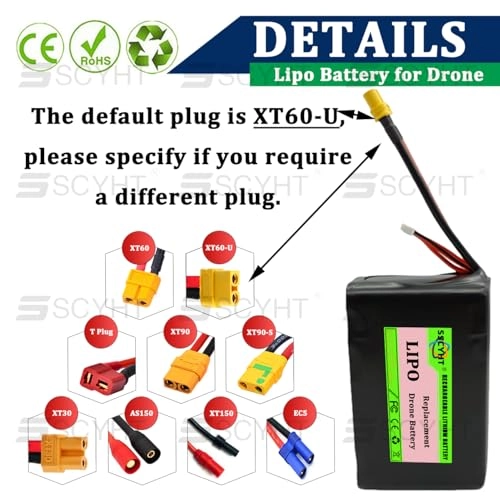 Lithium Battery - 22.2V 4000mAh XT60-U