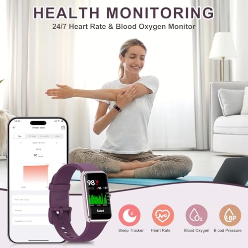 Fitness Tracker - 1.47" Display 24/7 Heart Rate Blood Oxygen