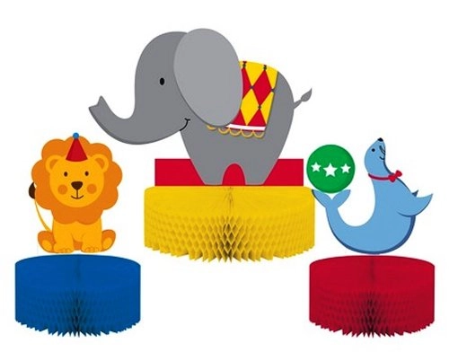 CREATIVE CONVERTING Circus Time Giant Party Banner - 3 piece(s)