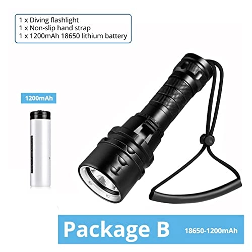 Diving Flashlight - T6 2600mAh IP68