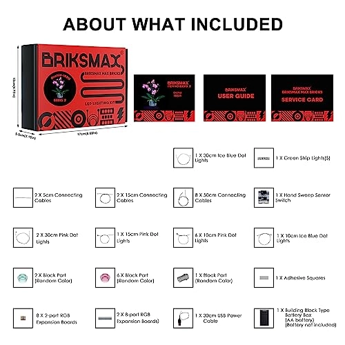 LED Light for LEGO Orchid 10311 - Plastic 1