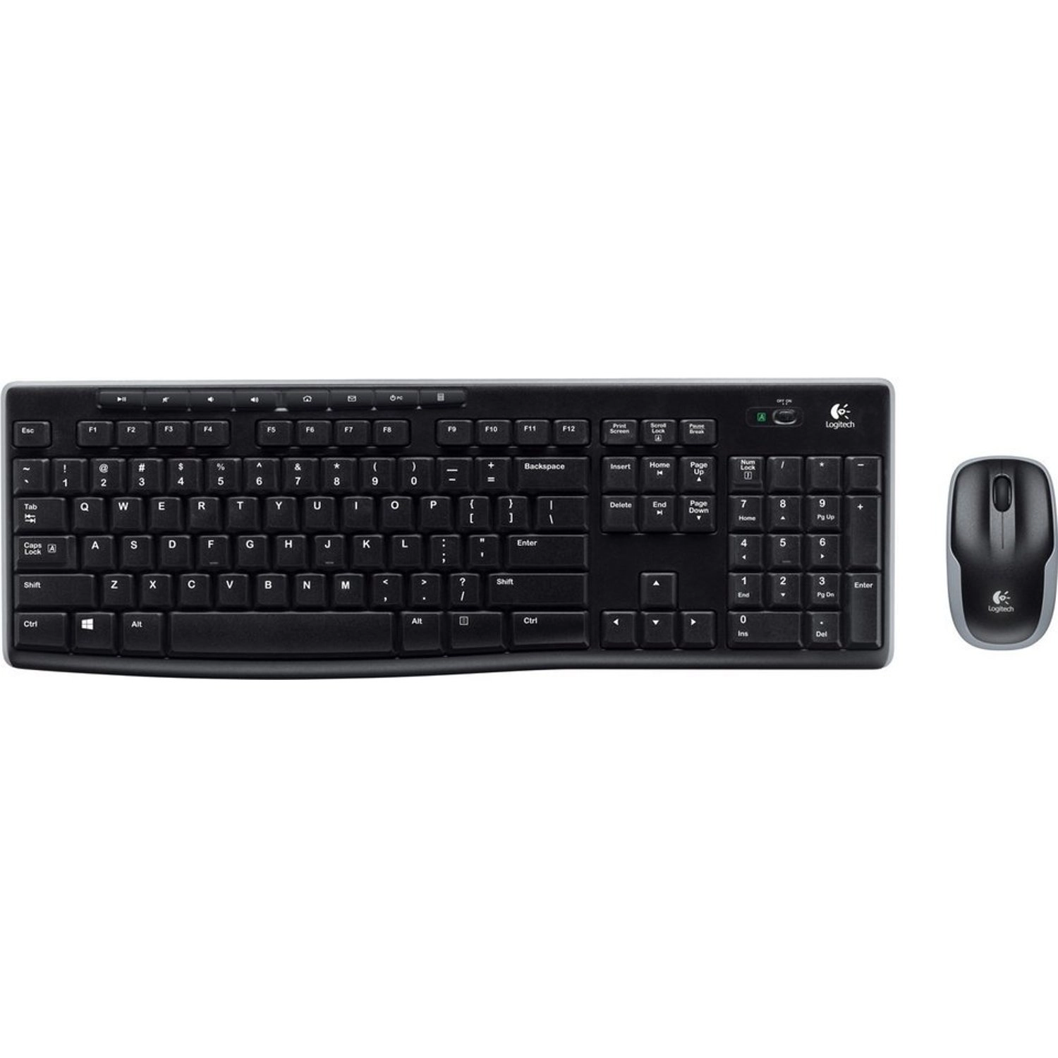Logitech MK270 - Keyboard and Mouse Wireless via USB receiver