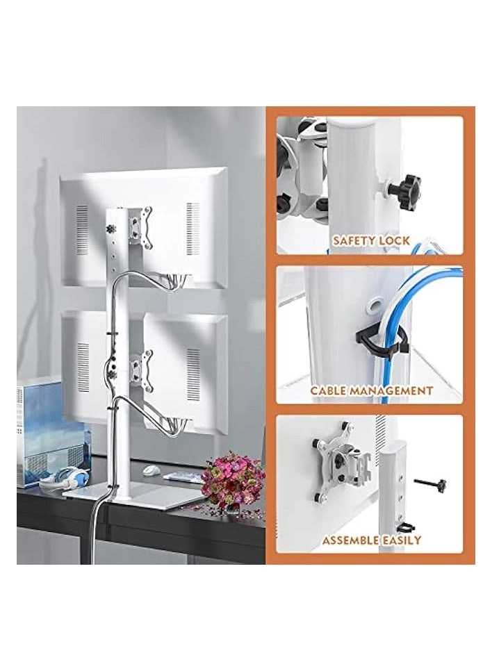 Dual Monitor Stand - 32 inch 75mm x 75mm 100mm x 100mm
