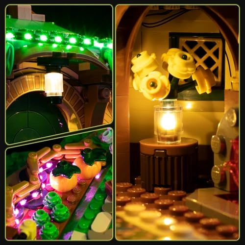 LED Lighting Kit for LEGO Shire Building Set The Lord of The Rings 10354