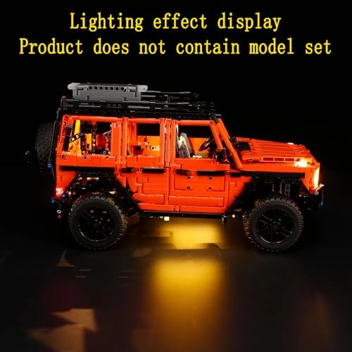 LED Light Kit for LEGO Mercedes-Benz G 500 Professional Line Technic 42177