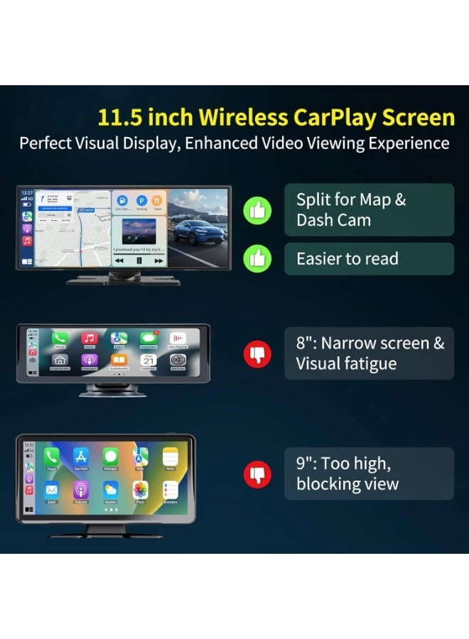 Wireless CarPlay Screen - 4K 1080P