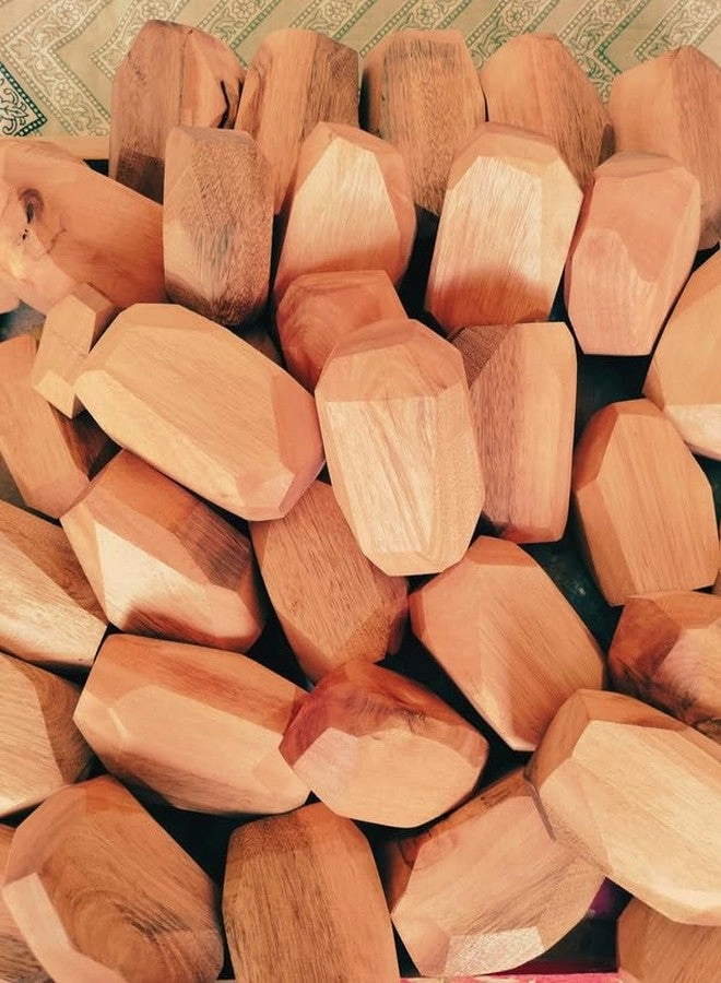 Wooden Stone Balancing Blocks - 10 pcs