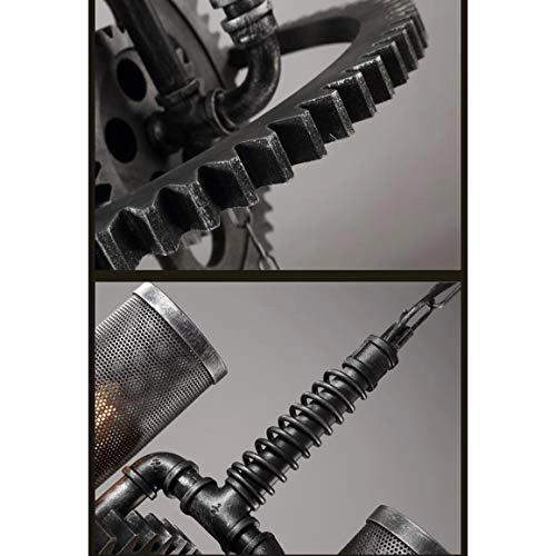 2 Head E27 Loft Retro Industrial Style Chandelier