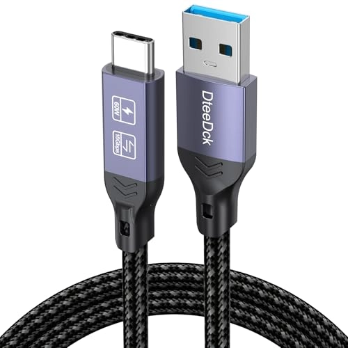DteeDck Android Auto Cable 15W USB-A to USB-C 0.9m Braided
