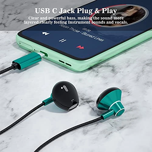 USB C Earbuds Wired Earbud