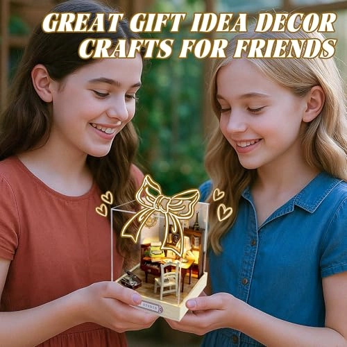 DIY Miniature House Kit - Vintage Coffee Shop