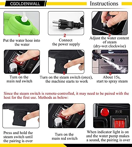 High Temperature High Pressure Steam Cleaner - 350-450kpa