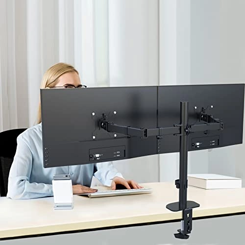 Dual LED LCD Monitor Stand - 2 32 inch
