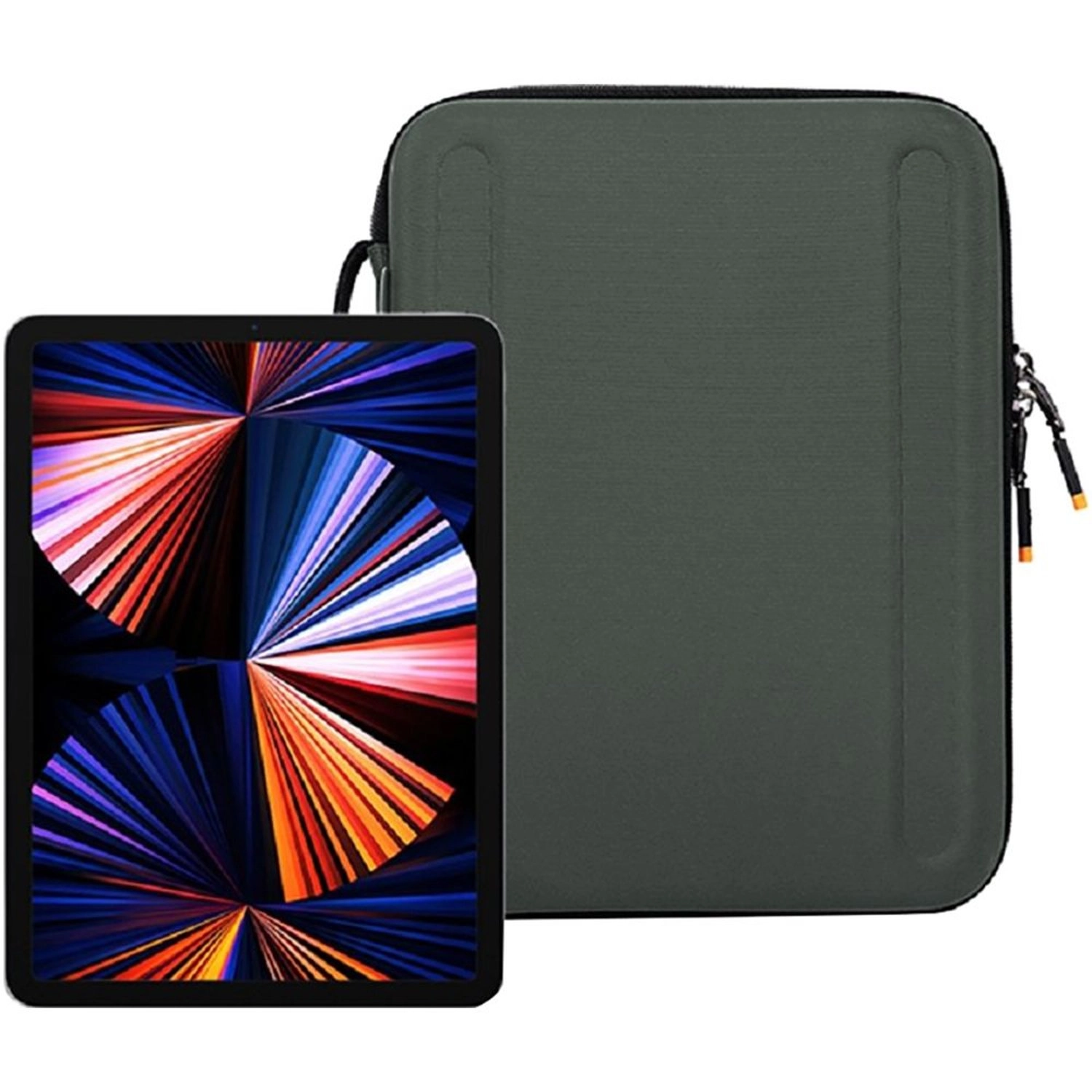 Hardshell Case with Pencil Holder and Shoulder Strap for iPad Mini 6