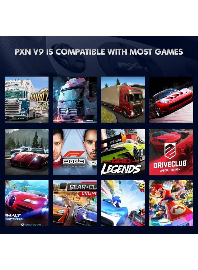 V9 Racing Wheel & Pedals