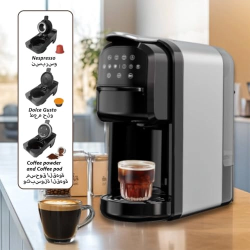 Automatic Capsule Coffee Machine - 3-In-1 20Bar