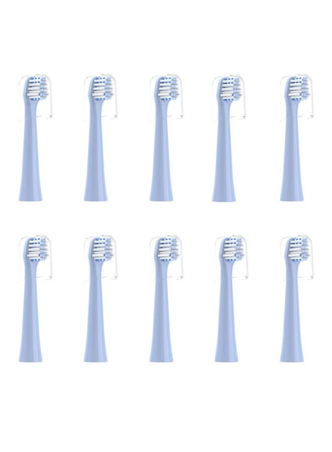 CILGEWH Replacement Toothbrush Heads - 10 Pack Compatible with Colgate Hum