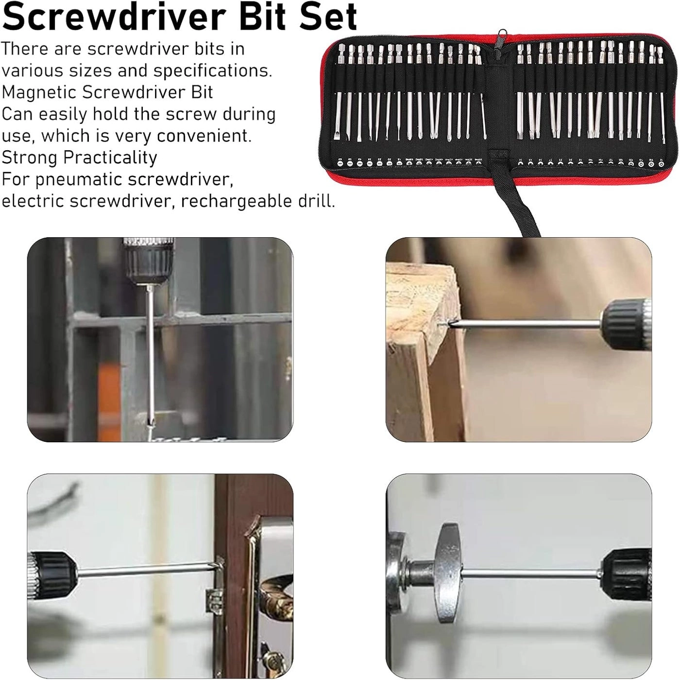 Screwdriver Bit Set - 33Pcs