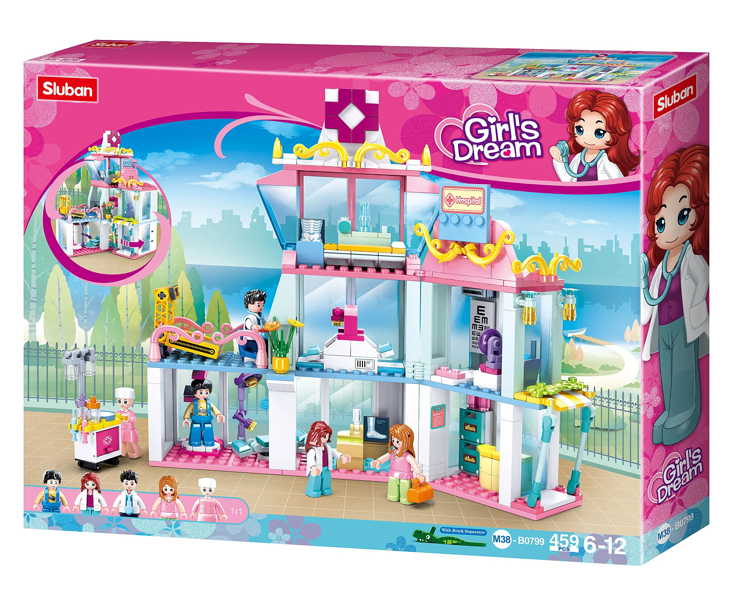 Sluban Girls Dream - Hospital - 458pcs