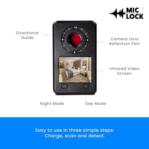 Pro Camera Detector - Anti Spy Infrared Black