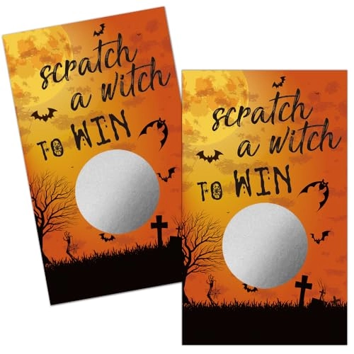 Halloween Theme Scratch off Game - Adult 50
