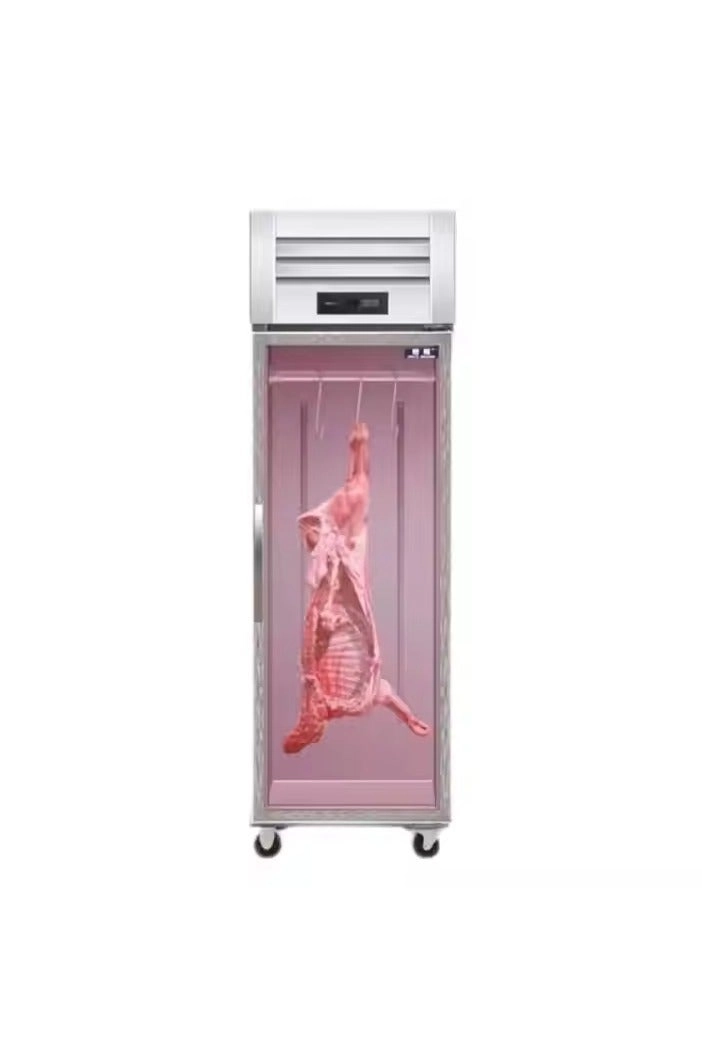 AL KHAYAM Single Glass Door Refrigerated Hanging Meat Display Refrigerator Chiller - 640 liters +2~+8℃