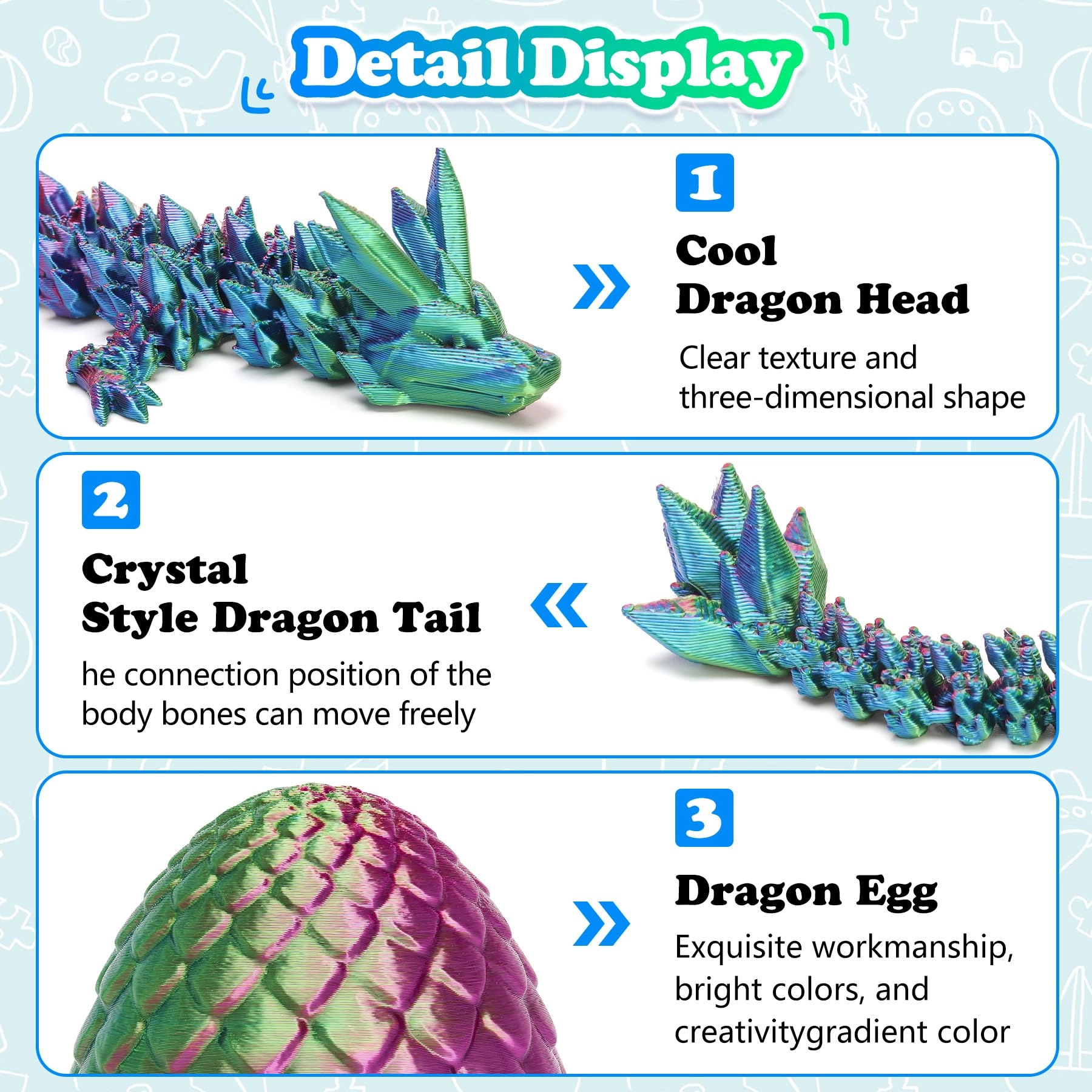3D Printed Dragon