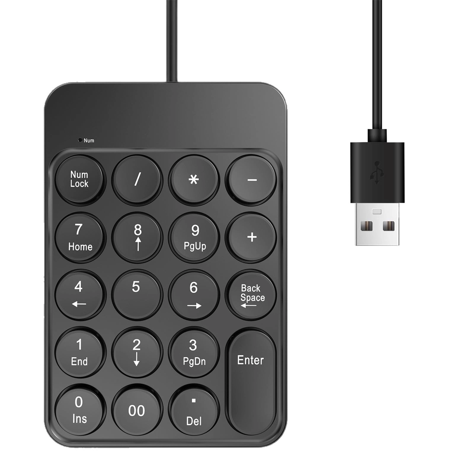 WAGHAVEN Wired-Number Pad - mechanical