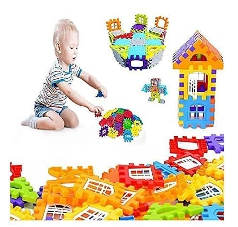 House Building Blocks - 72 pcs