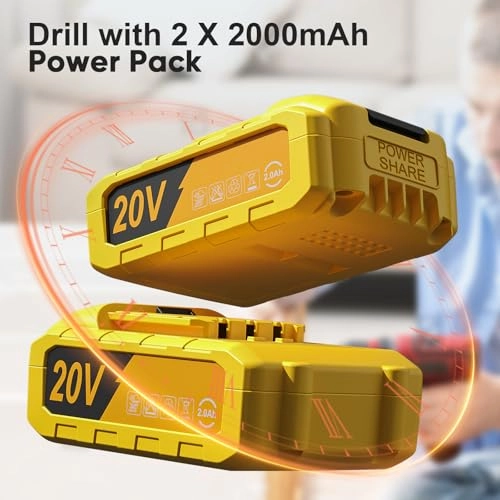 Cordless Drill Driver - 2000mAh