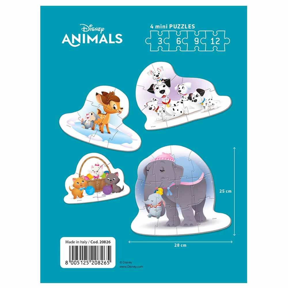 My First Disney Animals Puzzle (ALGT-20826) - 4 pcs